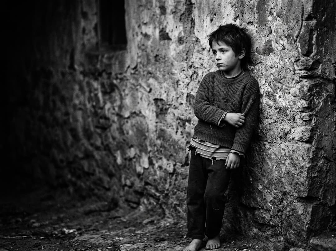 Portrait d'un enfant souriant